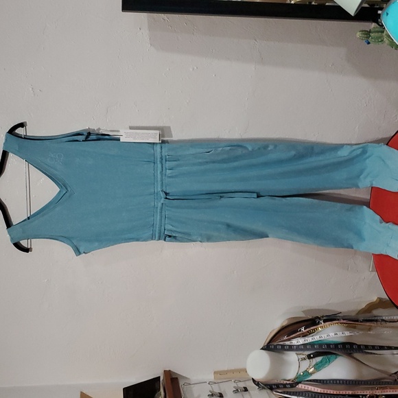 Calvin Klein Turquoise Jumpsuit Size S - Picture 1 of 11
